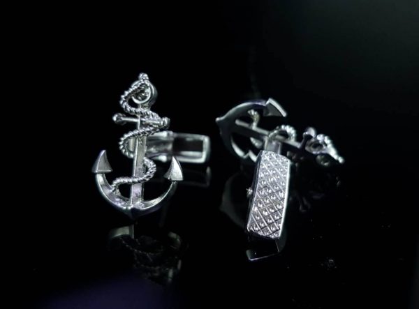Anchor Cufflink Customized Jewelry