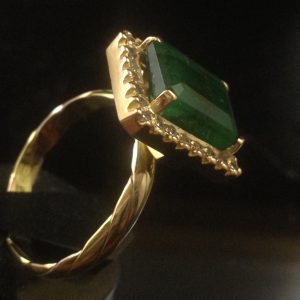 Emerald Ring Gemstone Jewelry